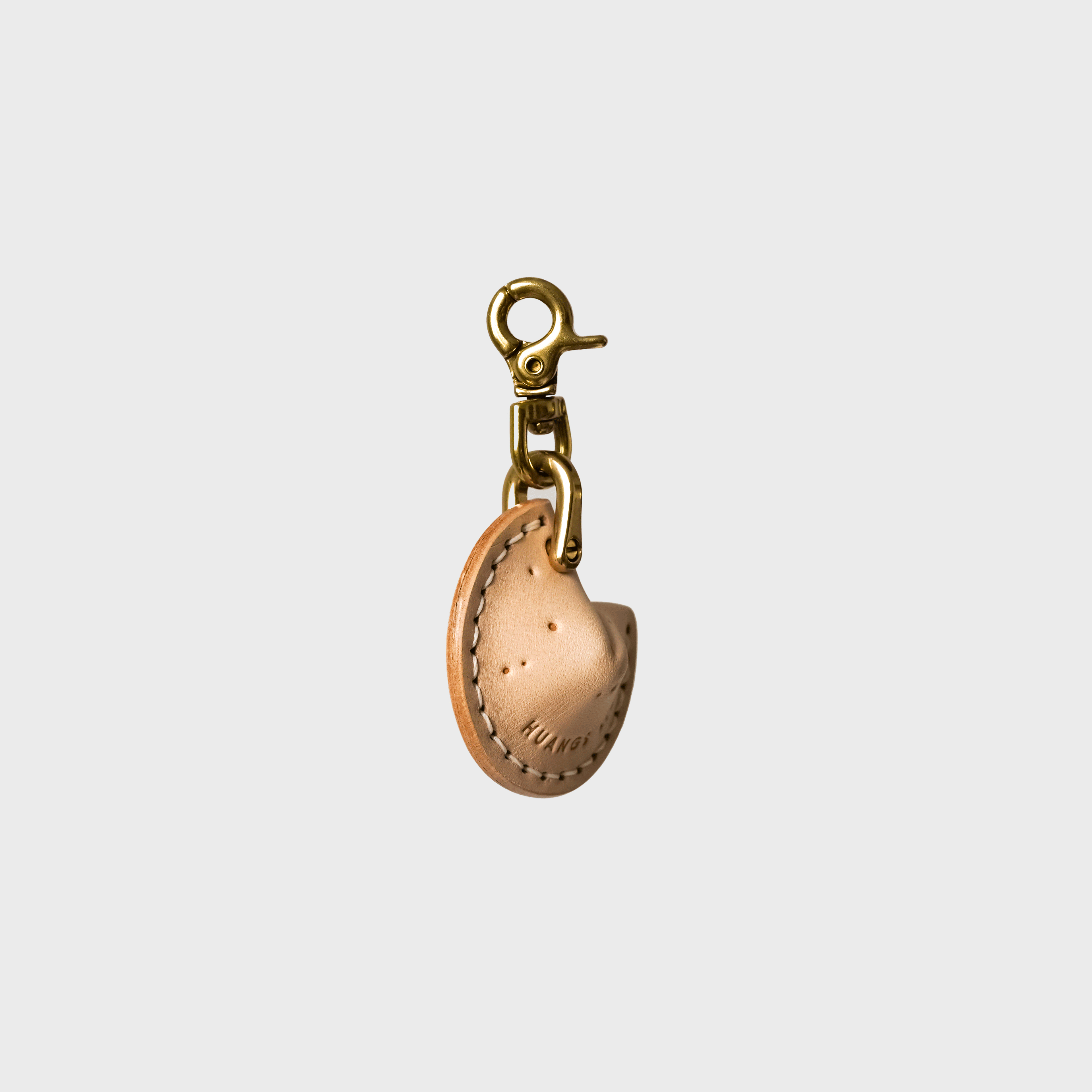 牛皮小幸運餅乾 S Leather Fortune Cookie Charm S