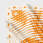 🩶（60公分）橘色柴咩絲巾｜Orange Mei Mei Scarf HUANGS STUDIO
