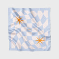 🩷（75公分）藍格子絲巾｜Blue Plaid Scarf HUANGS STUDIO