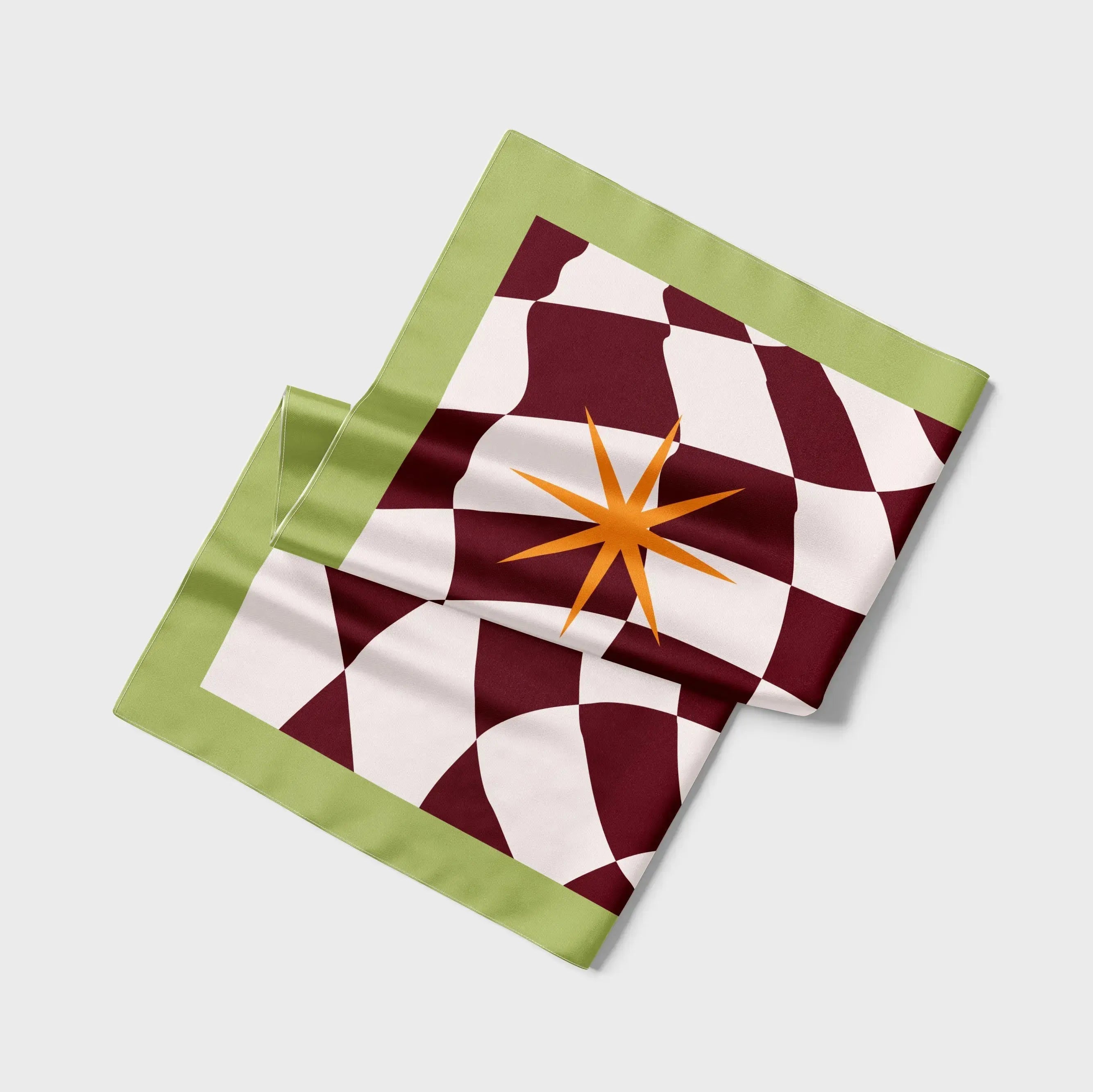 🩷（75公分）咖格子絲巾｜Brown Plaid Scarf HUANGS STUDIO