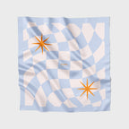 Blue Plaid Scarf Bag Btrap 藍格子絲巾背帶