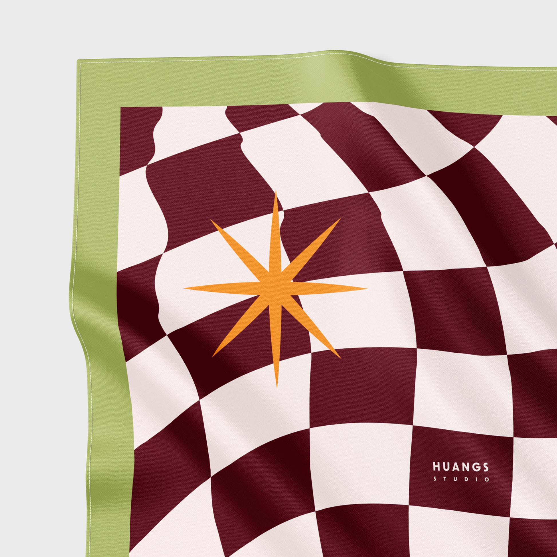 Brown Plaid Scarf Bag Strap 咖格子絲巾背帶