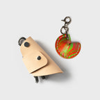 小鳥鑰匙包 X1 + 水拓皮革幸運餅乾吊飾｜年末限定 X1