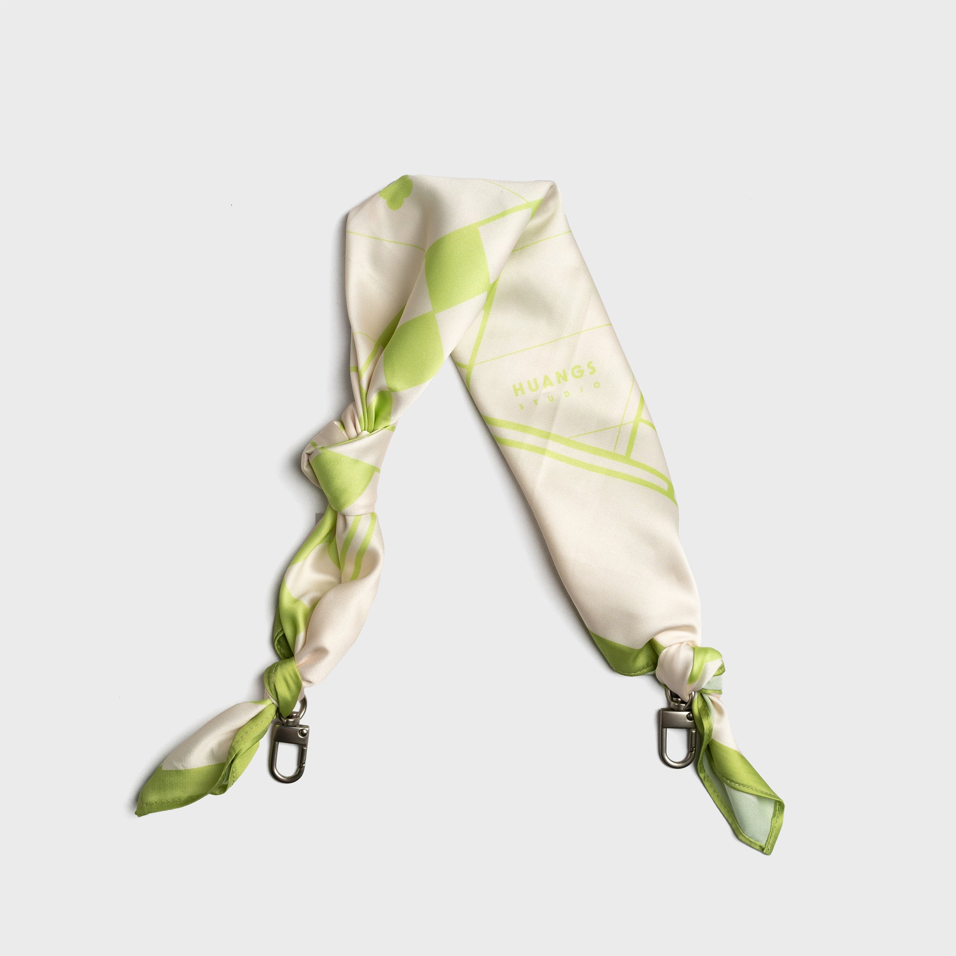Green Cutter Scarf Bag Strap 綠色美工刀絲巾背帶