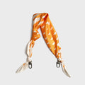 橘色柴咩絲巾背帶｜Orange Mei Mei Scarf Bag Strap HUANGS STUDIO