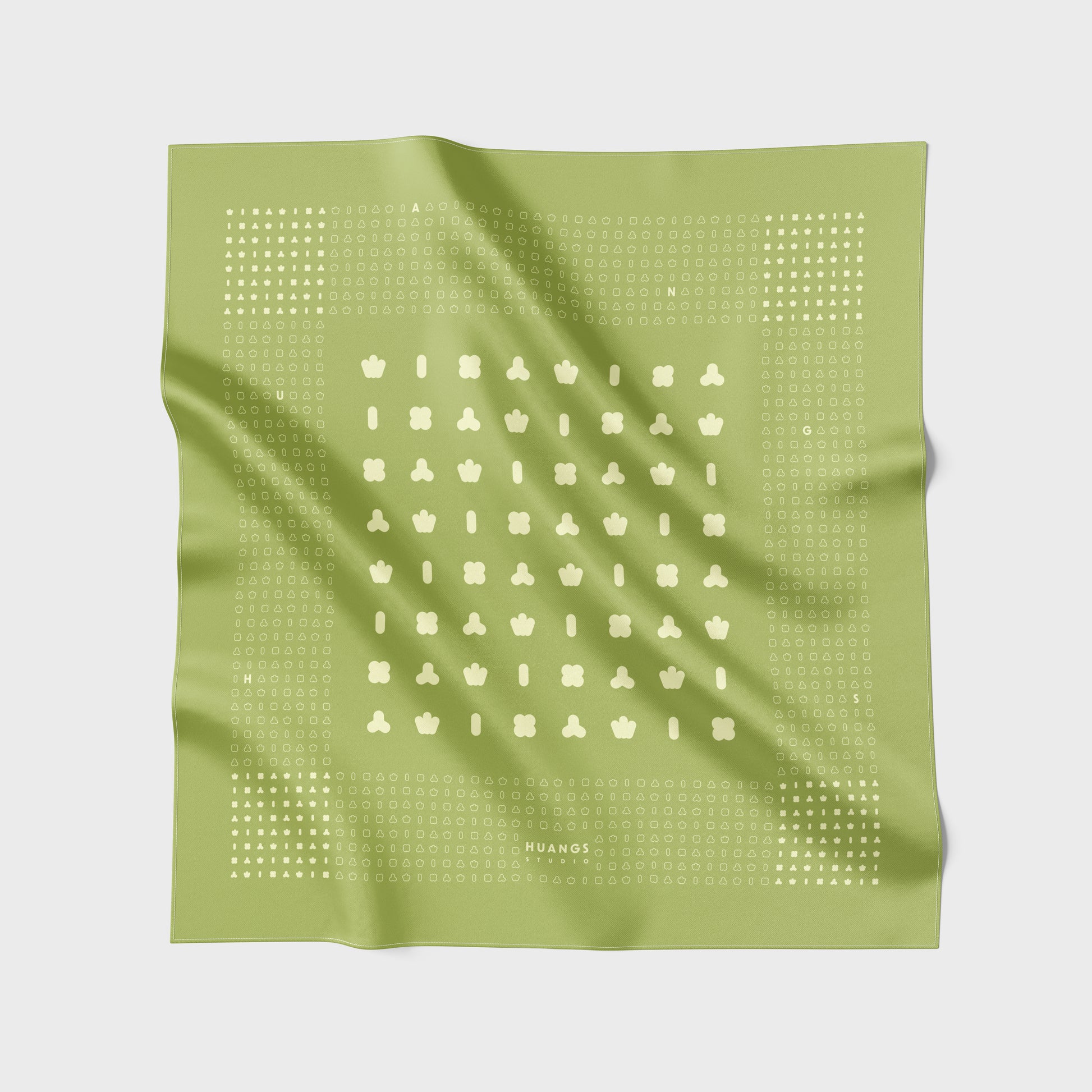 Green Logo Scarf Bag Strap 綠色 LOGO 絲巾背帶