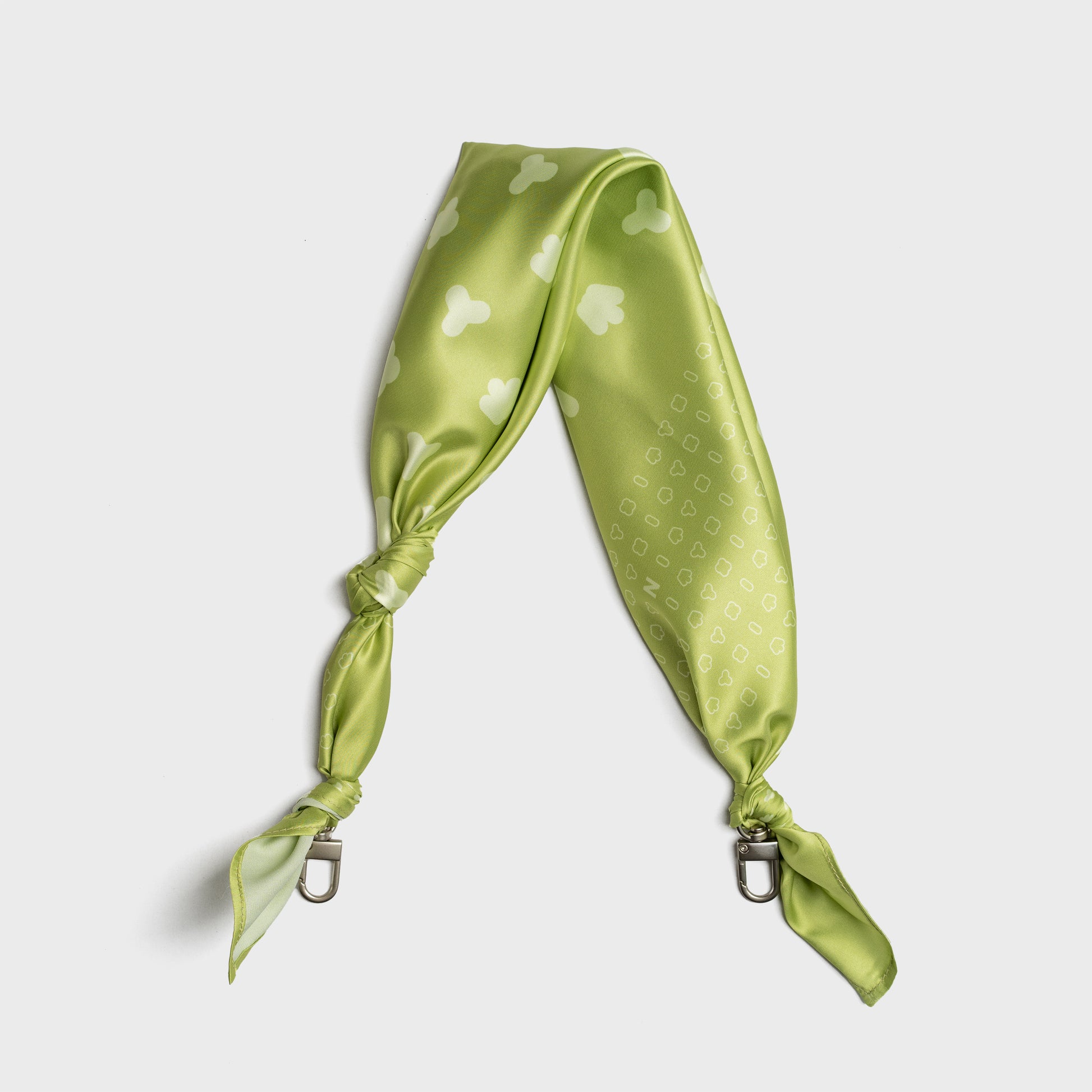 Green Logo Scarf Bag Strap 綠色 LOGO 絲巾背帶