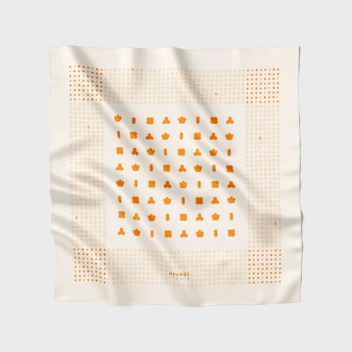 Orange Logo Scarf Bag Strap 橘色 LOGO 絲巾背帶 HUANGS STUDIO
