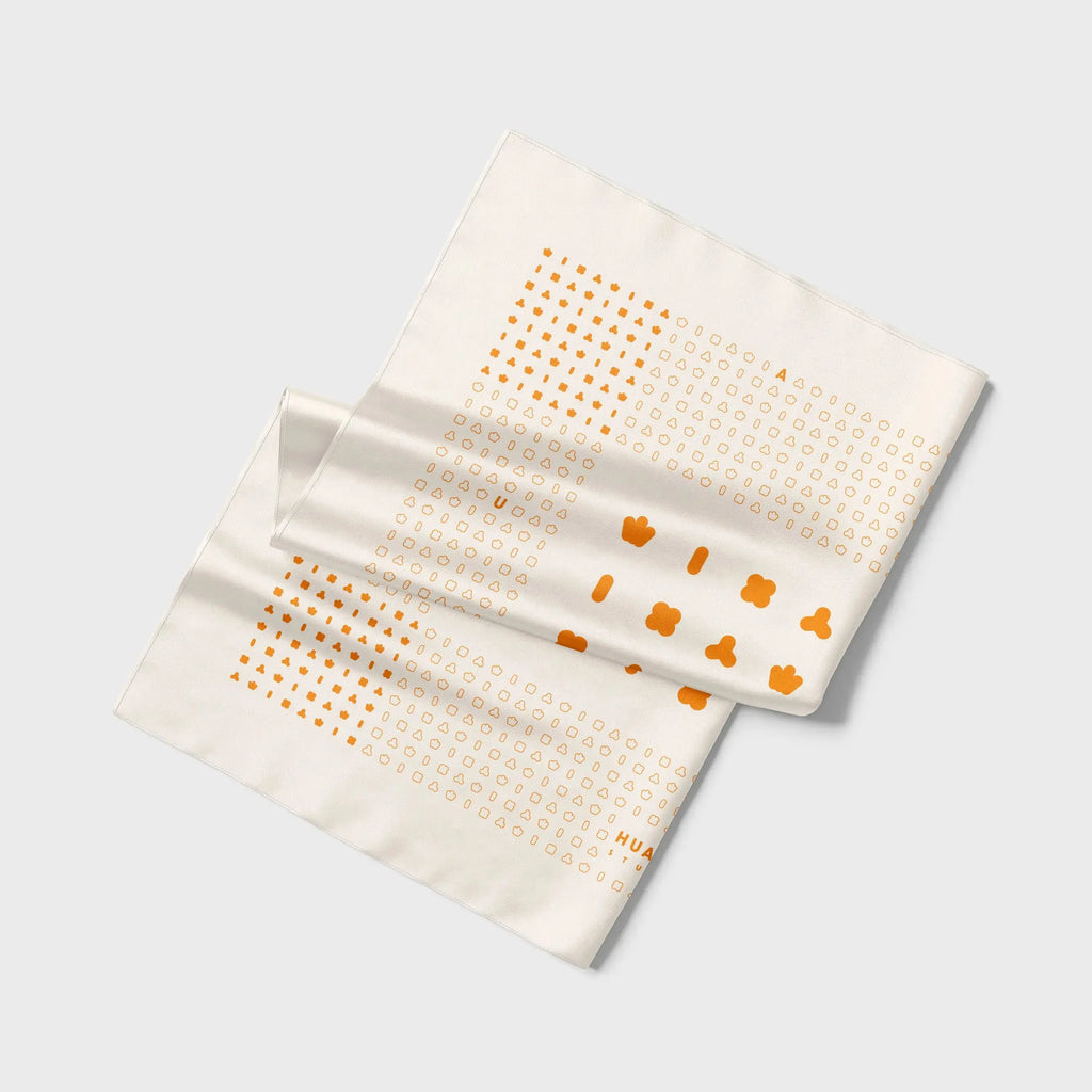 Orange Logo Scarf Bag Strap 橘色 LOGO 絲巾背帶 HUANGS STUDIO