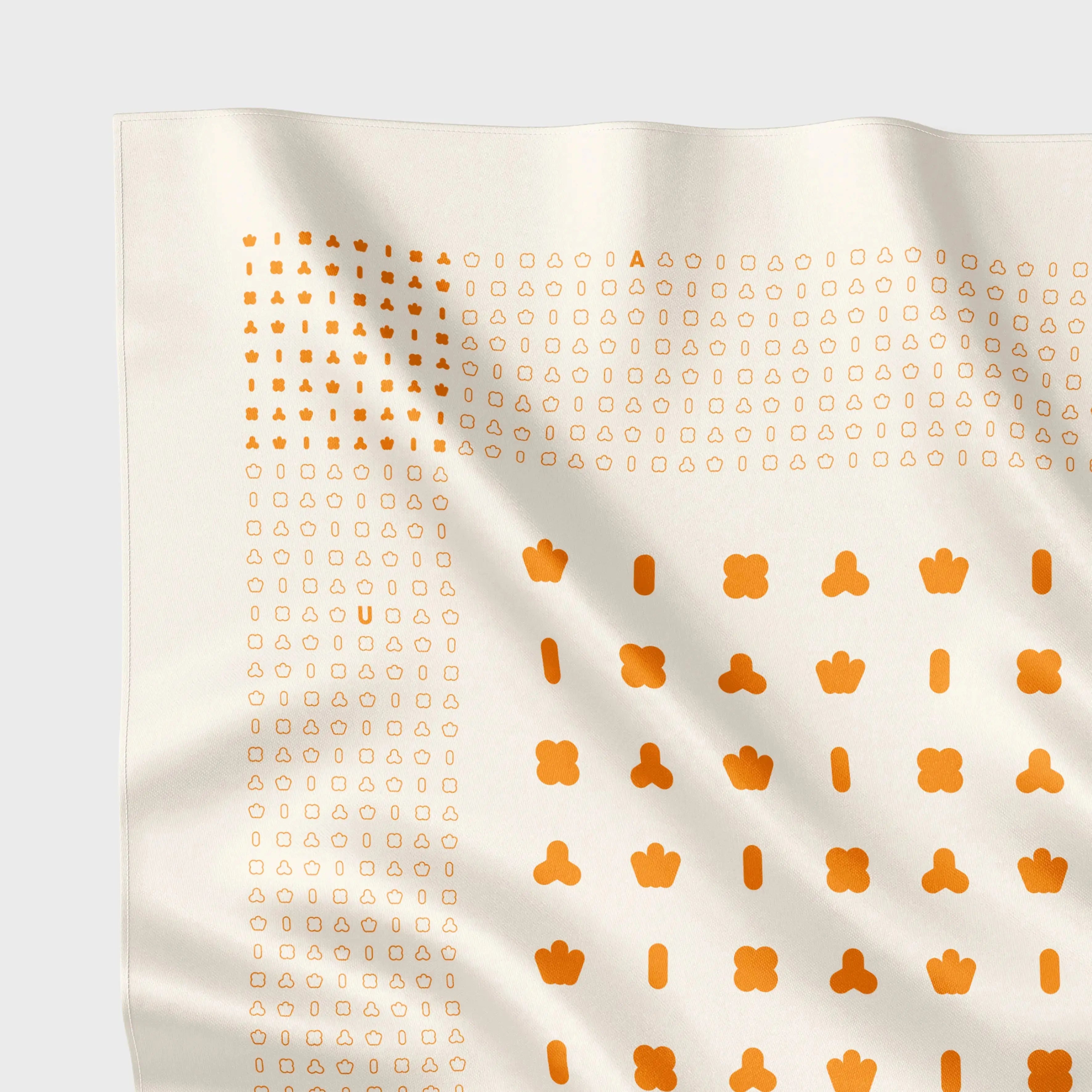 Orange Logo Scarf Bag Strap 橘色 LOGO 絲巾背帶 HUANGS STUDIO