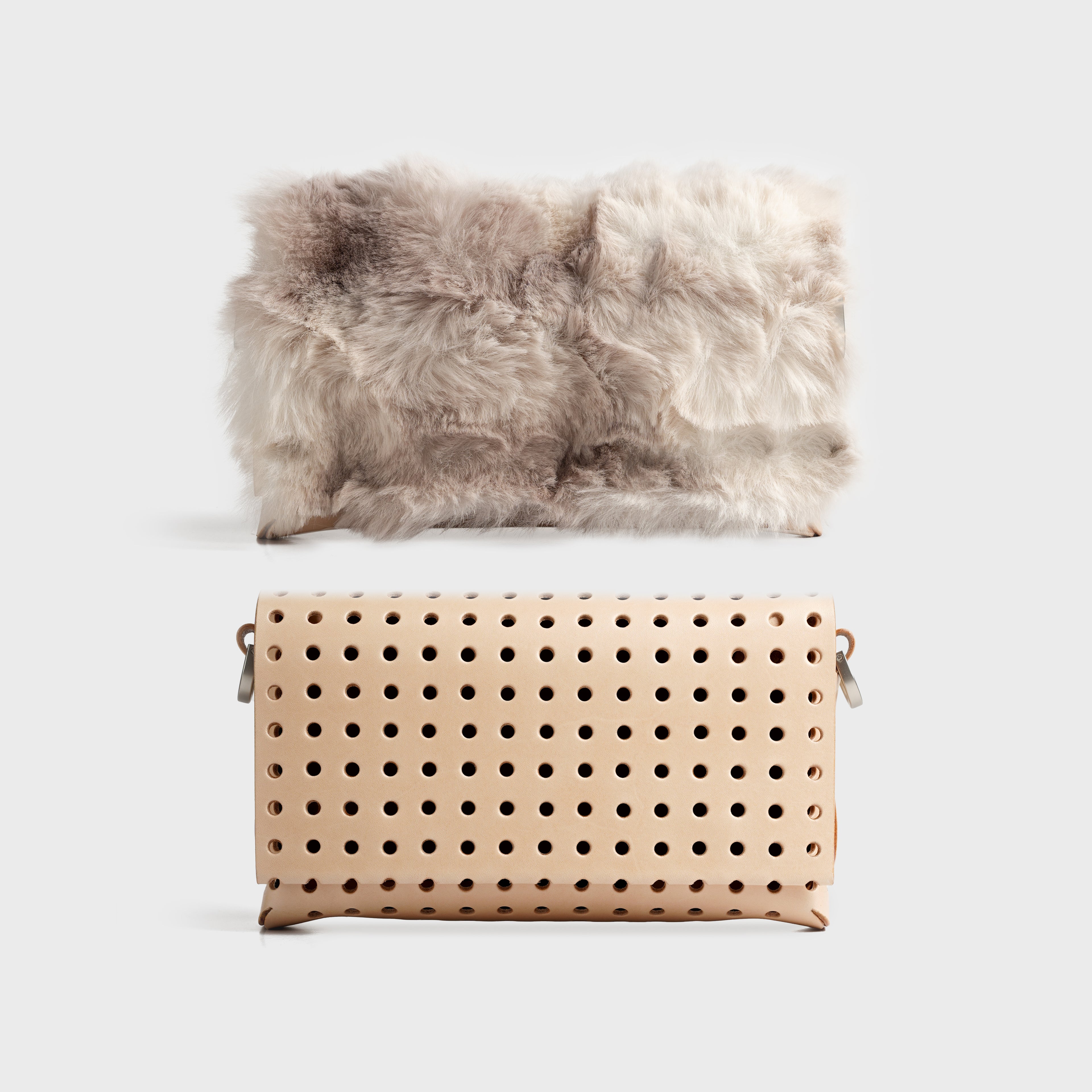 DONDON BAG 洞洞包 M  X1 ＋毛料外皮 X1 限定組合