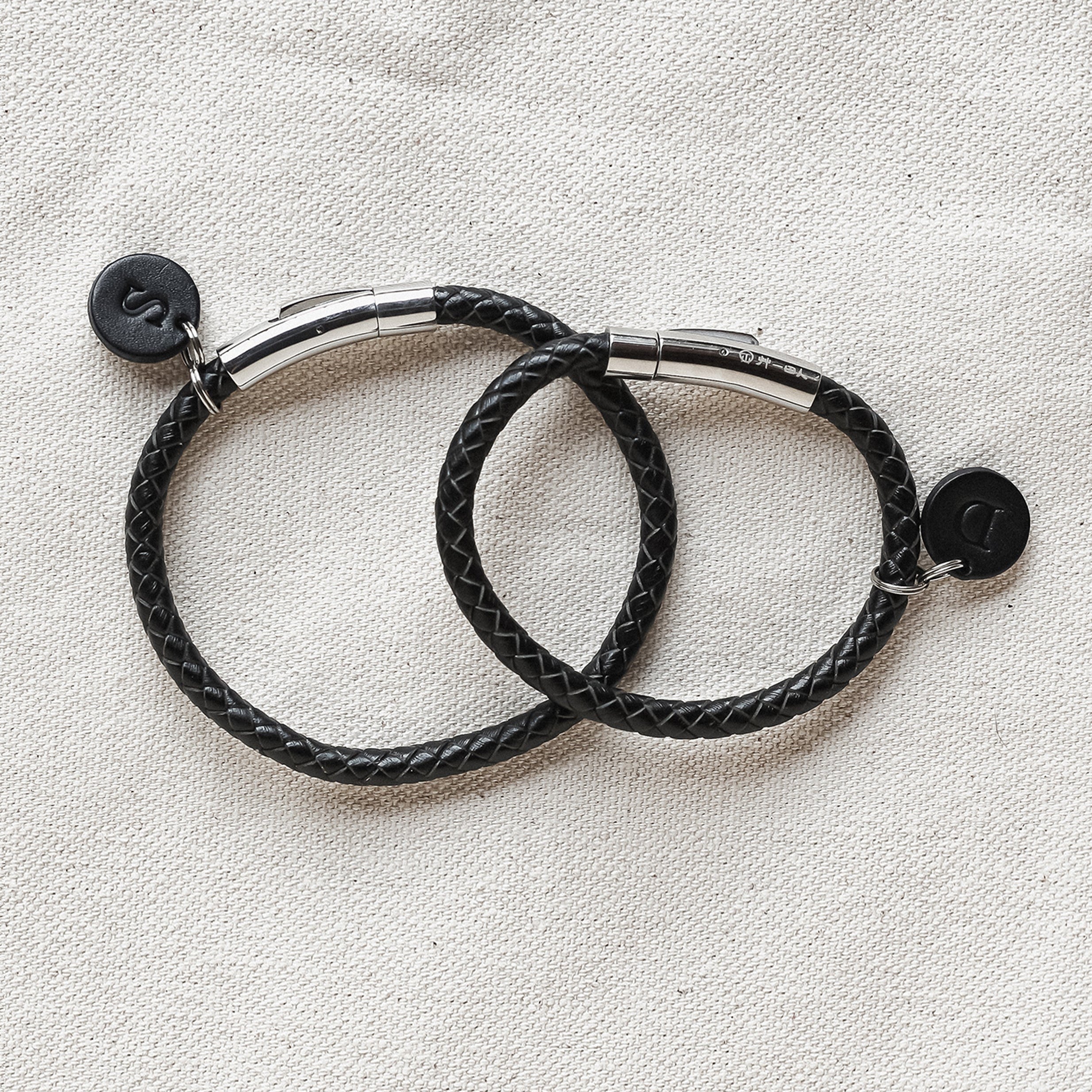 編織手環吊牌組合 WOVEN 5+5mm BRACELETS - HUANGS