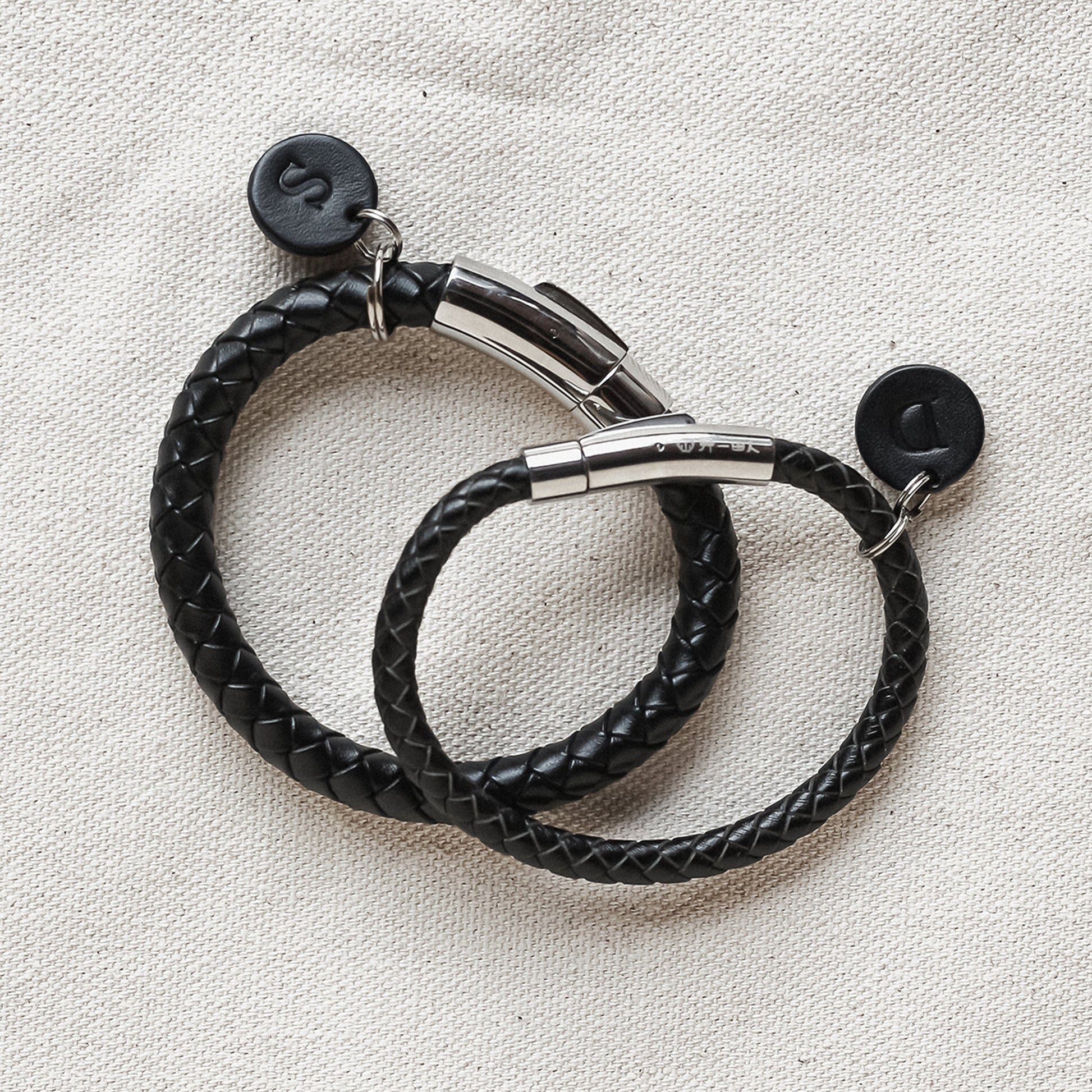 編織手環吊牌組合 WOVEN 8+5mm BRACELETS WITH TAG - HUANGS