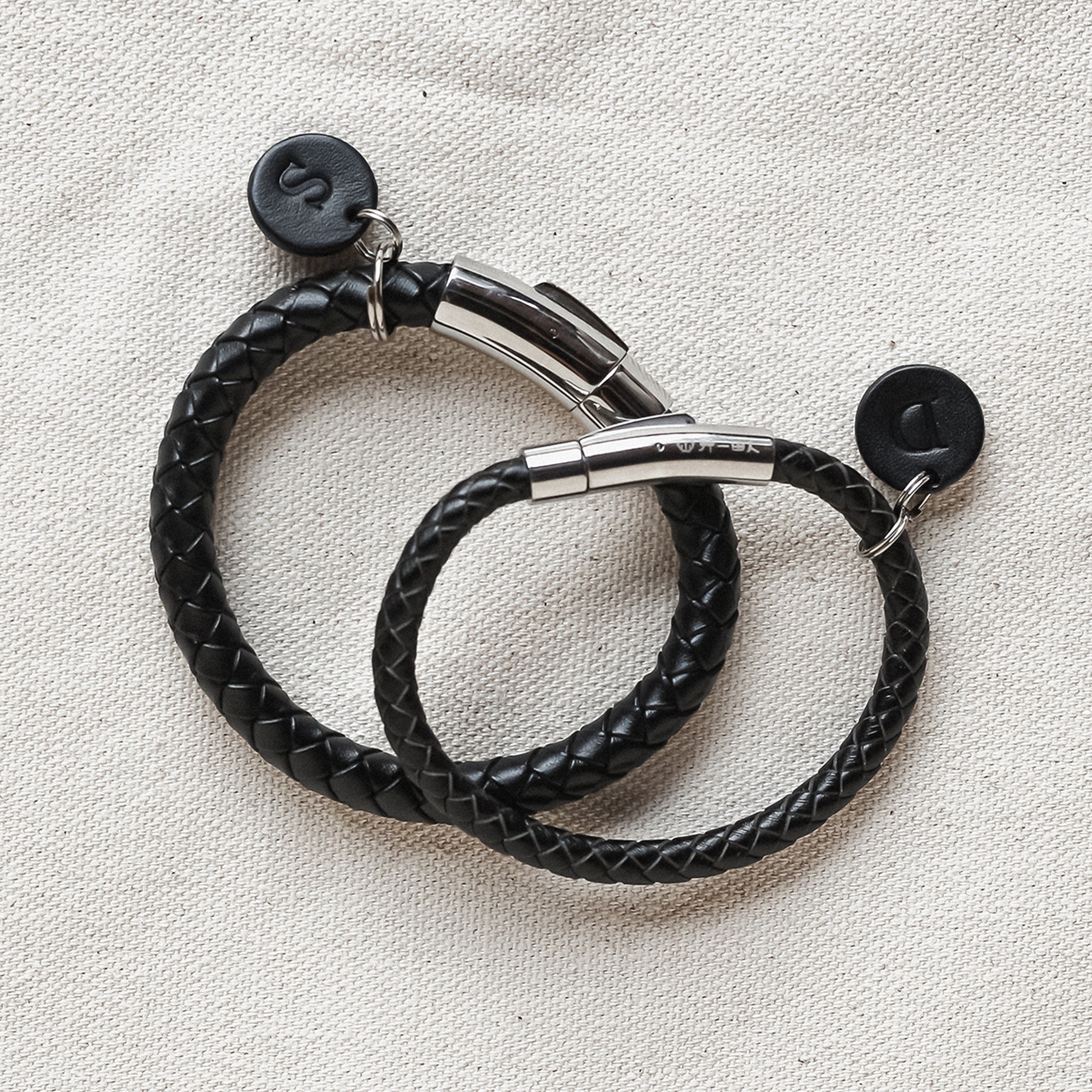 編織手環吊牌組合 WOVEN 8+5mm BRACELETS WITH TAG - HUANGS