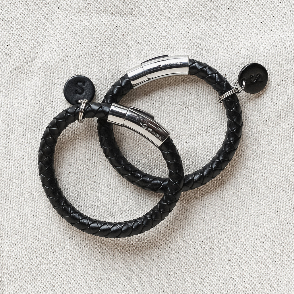編織手環吊牌組合 WOVEN 8+8mm BRACELETS WITH TAG - HUANGS