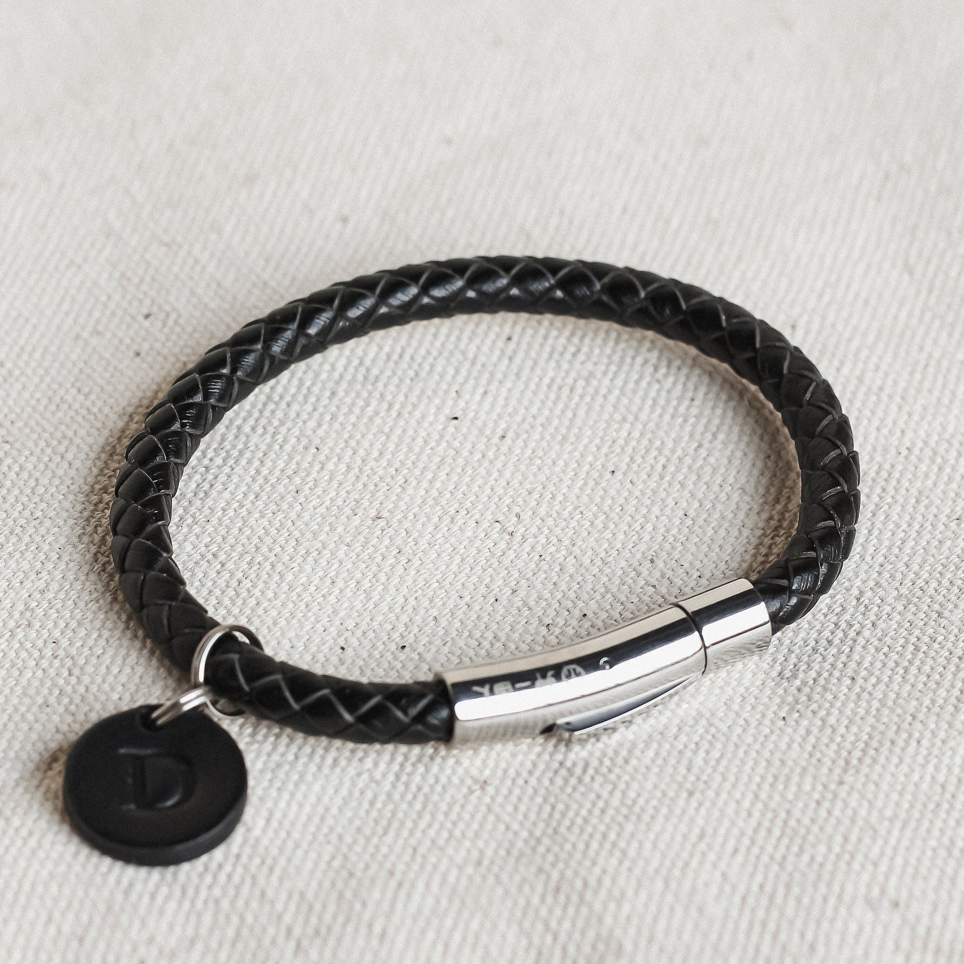 編織手環吊牌款WOVEN 5mm BRACELET WITH TAG - HUANGS