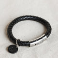 編織手環吊牌款 WOVEN 8mm BRACELET WITH TAG - HUANGS