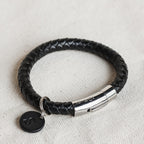 編織手環吊牌款 WOVEN 8mm BRACELET WITH TAG - HUANGS