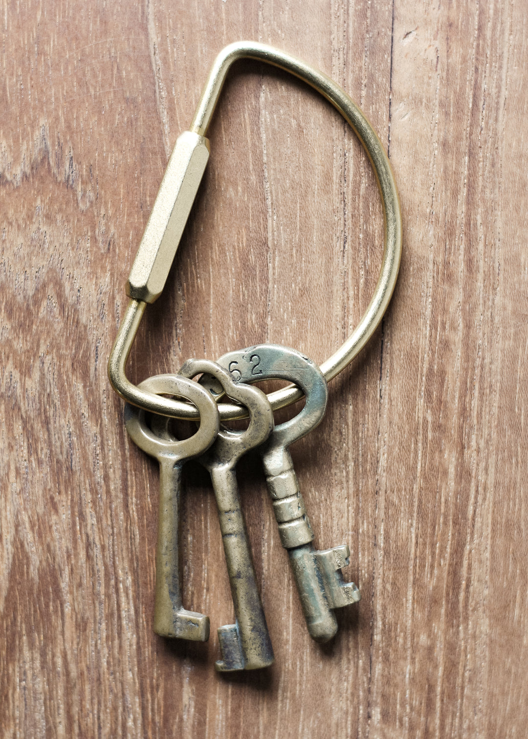 鑰匙圈黃銅D環 - HUANGS