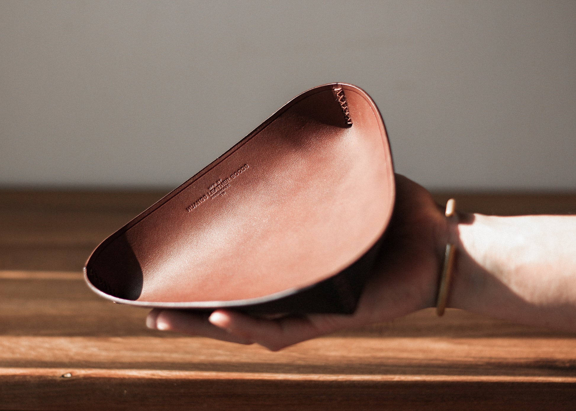 皮革製物盤 LEATHER VALET TRAY - HUANGS