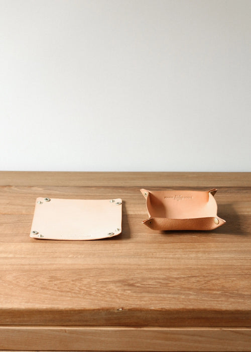 皮革製物盤 LEATHER VALET TRAY HUANGS