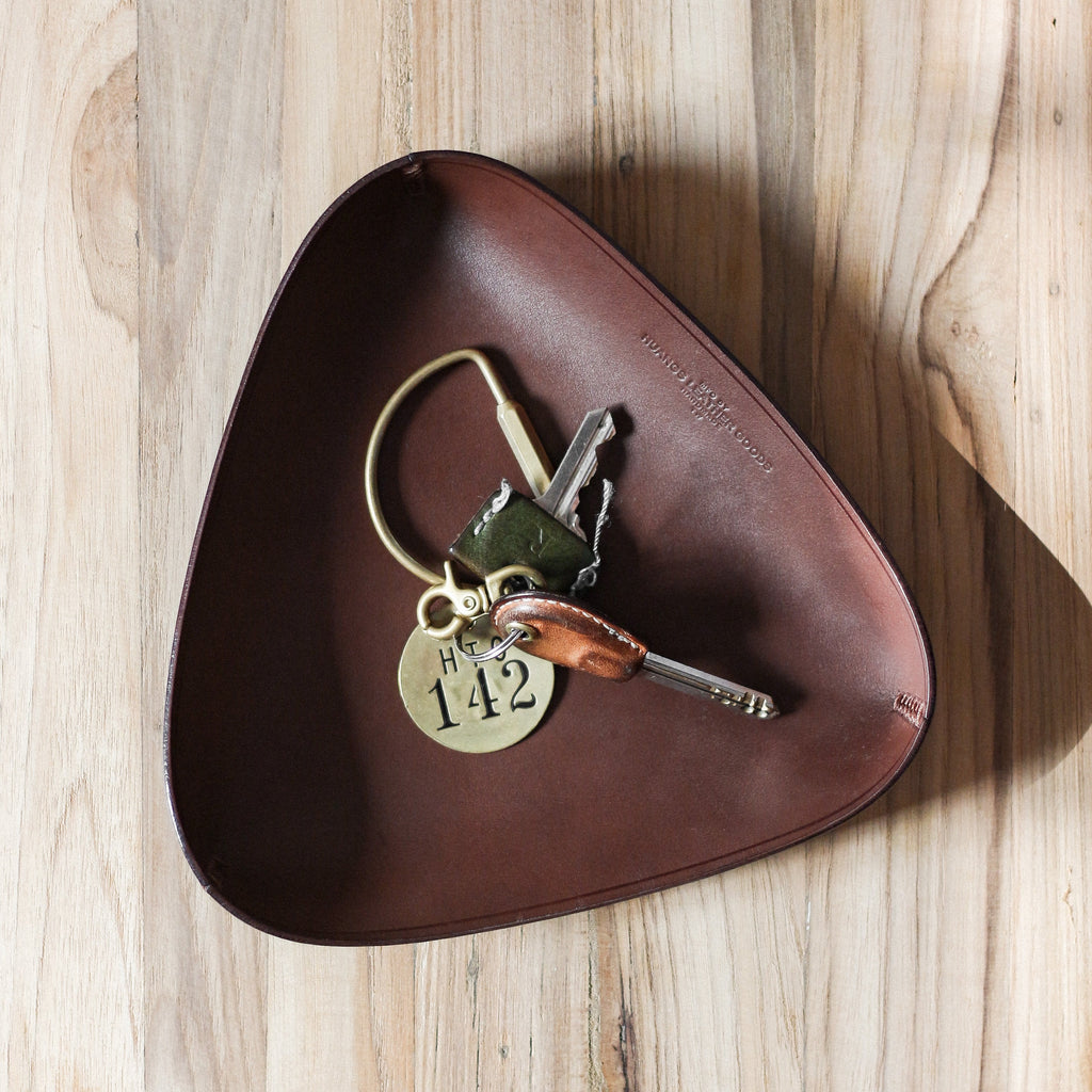 皮革製物盤 LEATHER VALET TRAY - HUANGS