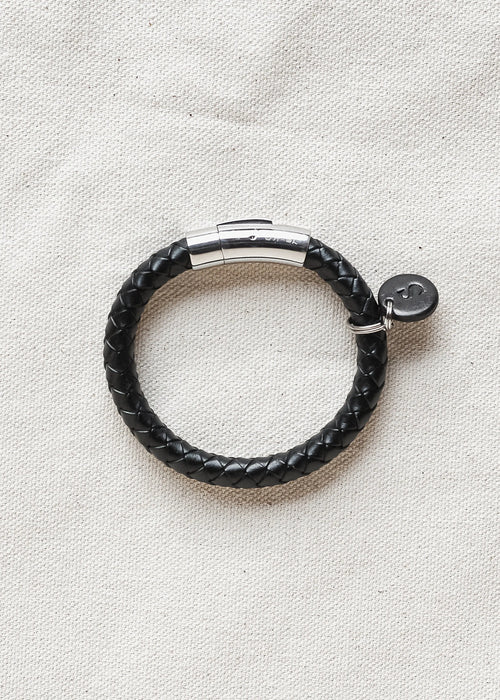 編織手環吊牌款 WOVEN 8mm BRACELET WITH TAG - HUANGS